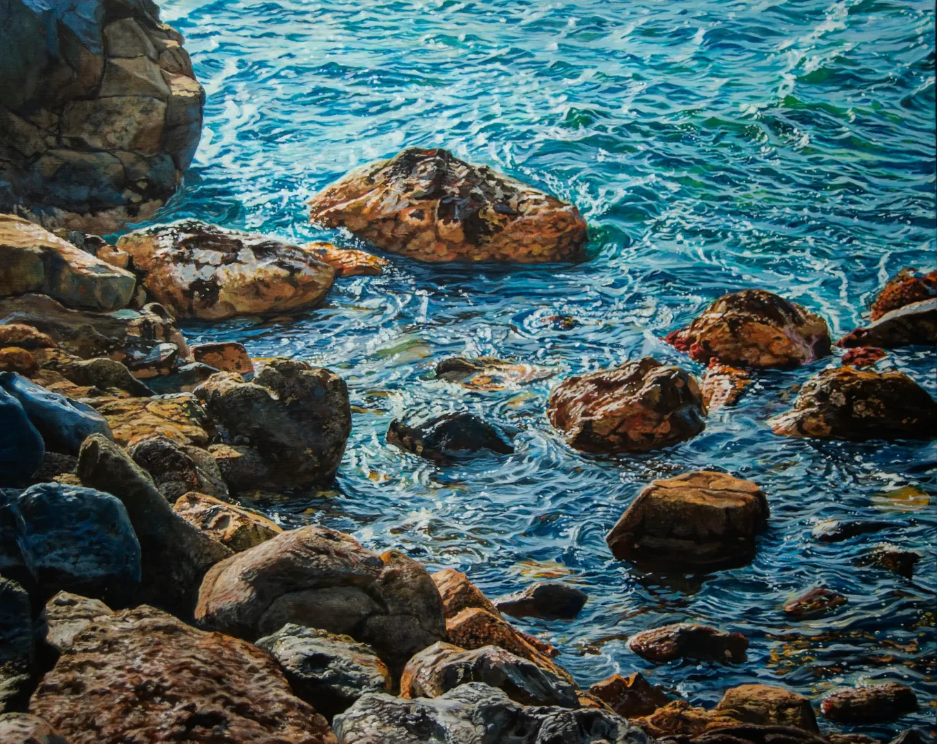 Fragmento de eternidad - Acrílico sobre lienzo - 70 x 90cm